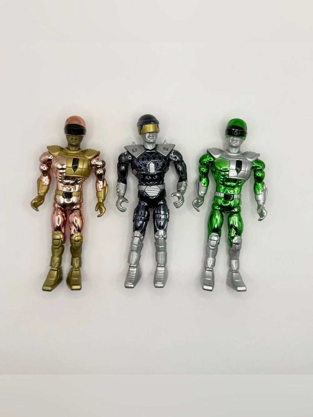 Vintage 1991 Atomic Rangers Action Figures Lot of 3 Lanard Toys 6”